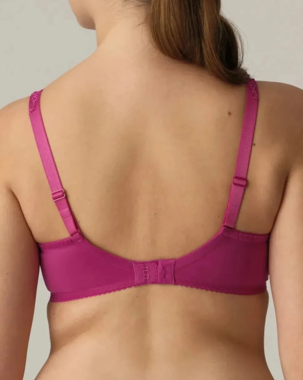 Madison Non-Padded Full Cup Seamless Bra: Fuchsia Size 38D, 40F