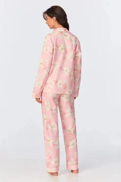 Magnolia Blossom Flannel PJ Set