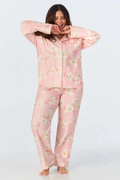 Magnolia Blossom Flannel PJ Set