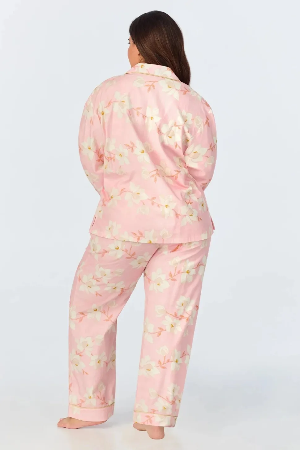 Magnolia Blossom Flannel PJ Set