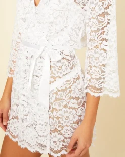 Magnolia Robe: White