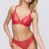 Manyla Plunge Bra: Pixie Red