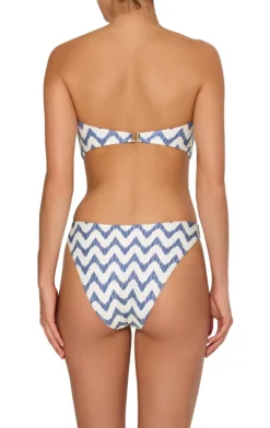 Margot Barcelona Chevron Bandeau Bikini Set