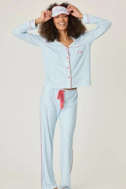 Maritime Stripe Long PJ Set