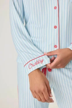 Maritime Stripe Long PJ Set