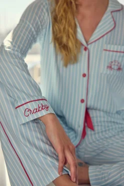 Maritime Stripe Long PJ Set