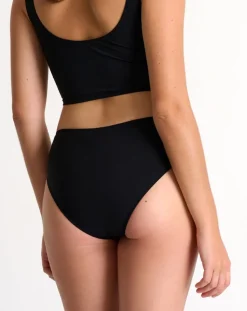 Mid Rise Cinch Up Bikini Bottom