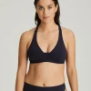 Midnight Blue Holiday Bikini Top, Size L