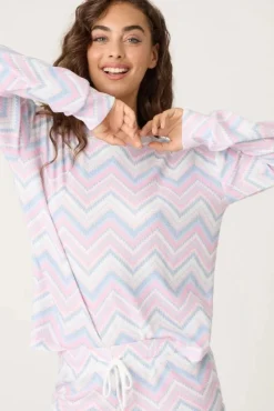 Mountain Bound Chevron PJ Set: Size M, XL