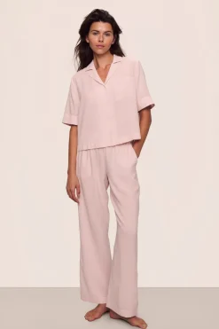 Nautico Relaxed Short Sleeve & Pant PJ Set