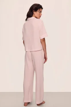 Nautico Relaxed Short Sleeve & Pant PJ Set