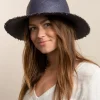 Navy Fringe Panama Continental