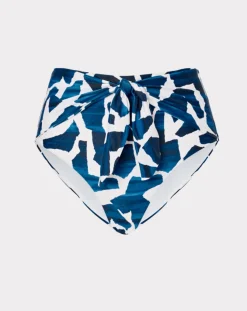 Ocean Puzzle Ruffle Bikini Set