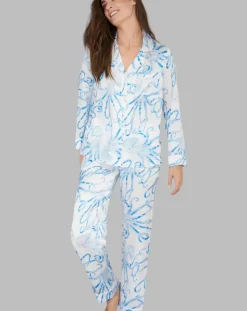 Octopus Garden Washable Silk Pajama: Size S