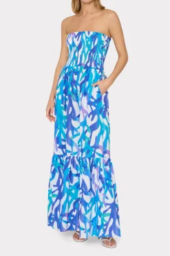 Olen Under The Sea Cotton Voile Dress