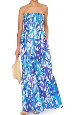 Olen Under The Sea Cotton Voile Dress