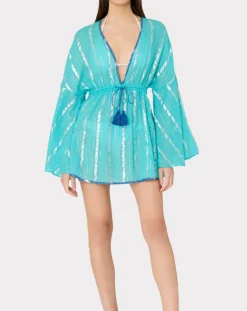 Olympia Lurex Stripe Dress