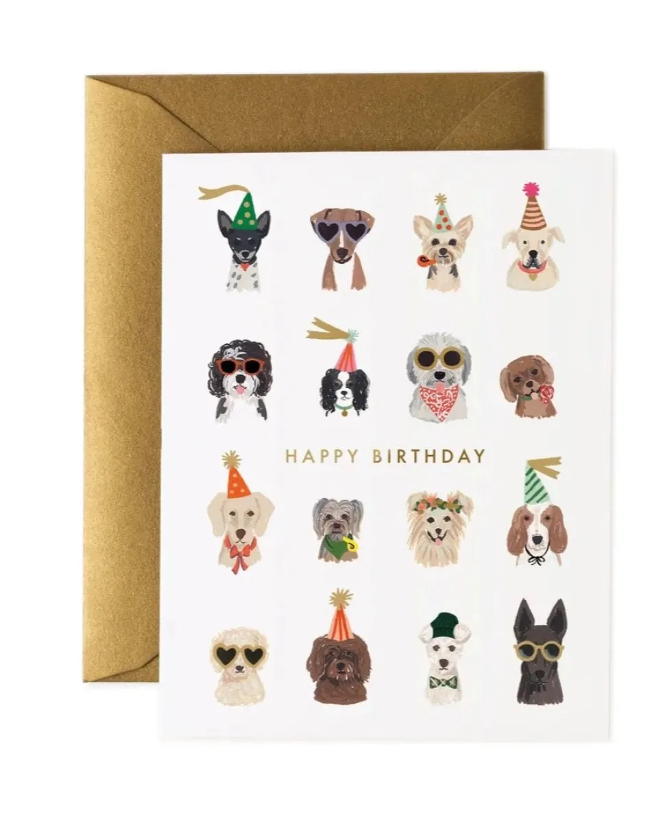 Party Pups Birthday Card