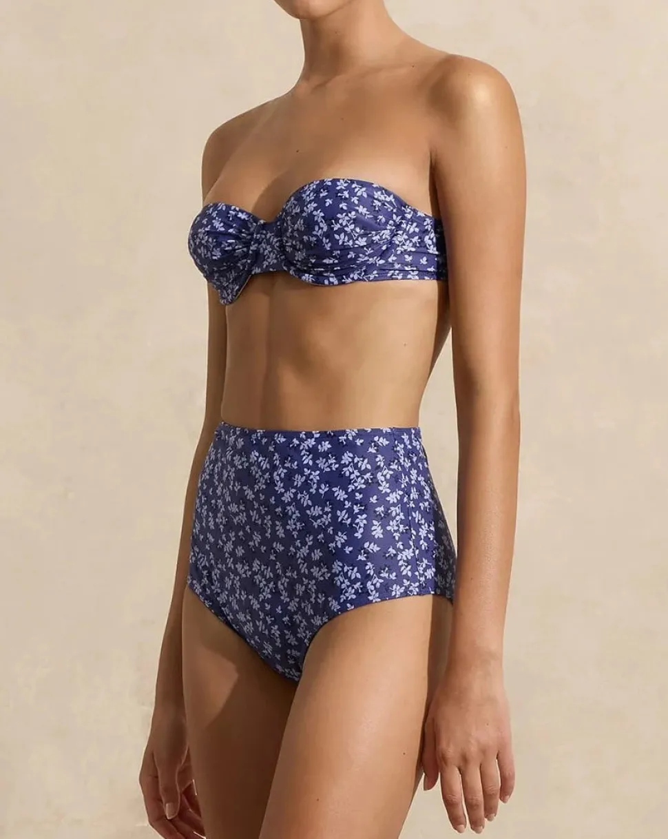 Periwinkle Bandeau Top: Size L, XL