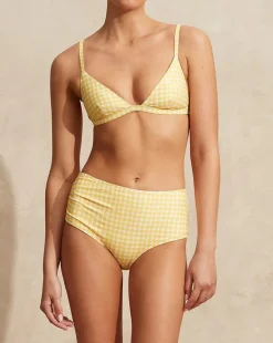 Pineapple Weekend Boy Leg Bikini Bottom: Size L