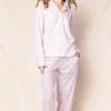 Pink Stripe Pima Cotton Pajama Set