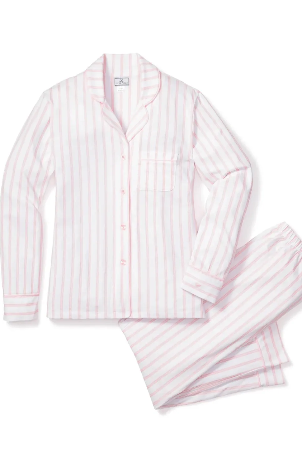 Pink Stripe Pima Cotton Pajama Set