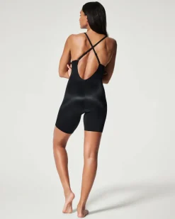 Plunge Low-Back Shaping Mid-Thigh Bodysuit: Suit Your Fancy