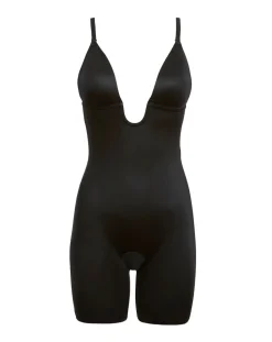 Plunge Low-Back Shaping Mid-Thigh Bodysuit: Suit Your Fancy