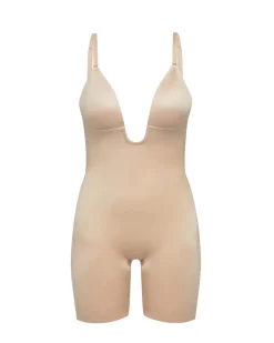 Plunge Low-Back Shaping Mid-Thigh Bodysuit: Suit Your Fancy