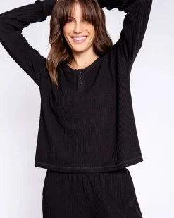 Plush & Thermal Long Sleeve & Pant: Size L, XL