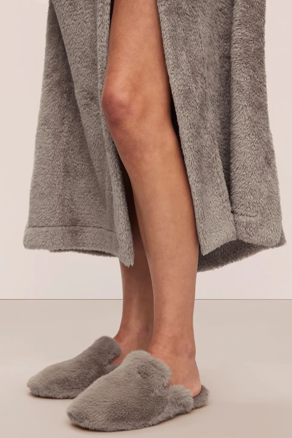 Plush Mule Slippers