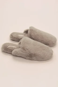 Plush Mule Slippers