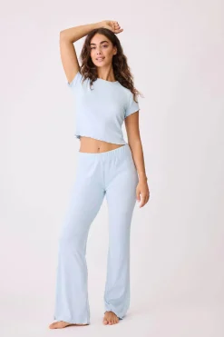 Pointelle Hearts PJ Set: Size L