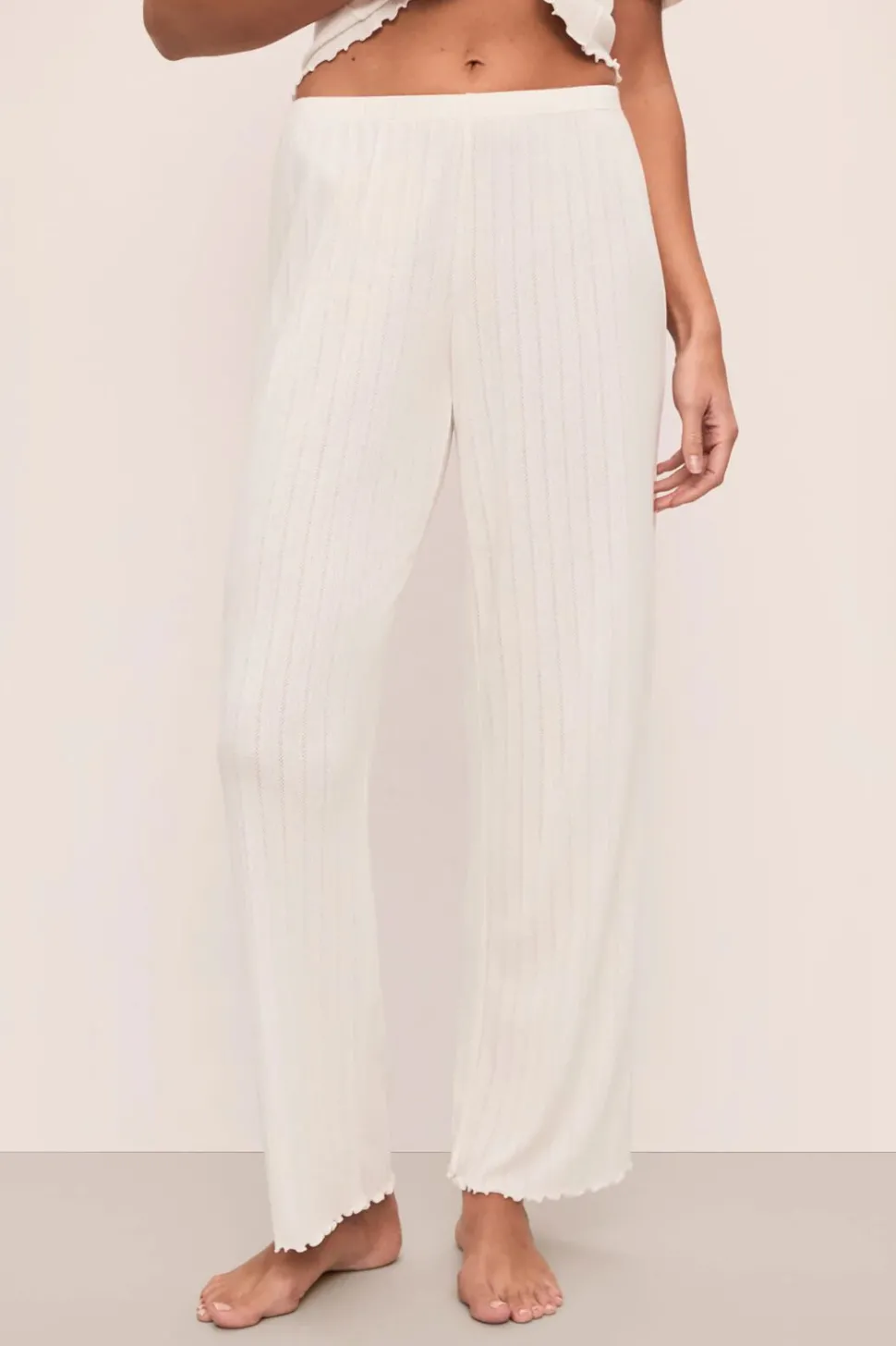 Pointelle Henley PJ Set