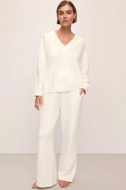 Recycled Boucle Sweater & Pant Set