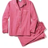 Red Gingham Flannel Pajama Set