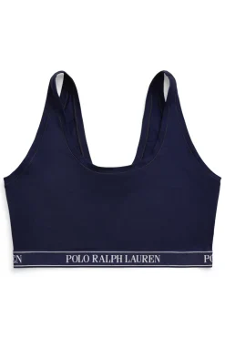 Repeat-Logo Scoop Cropped Tank
