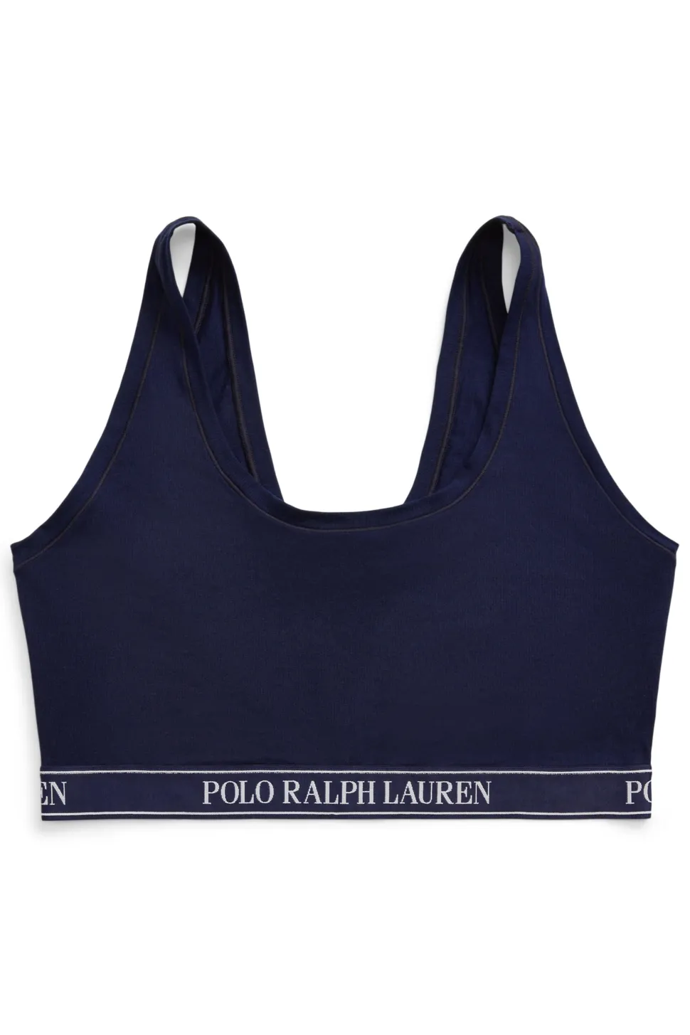 Repeat-Logo Scoop Cropped Tank