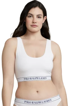Repeat-Logo Scoop Cropped Tank