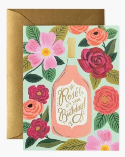 Rosé Its Your Birthday Card