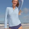 Seaside Performance 1/4 Zip Sport Top