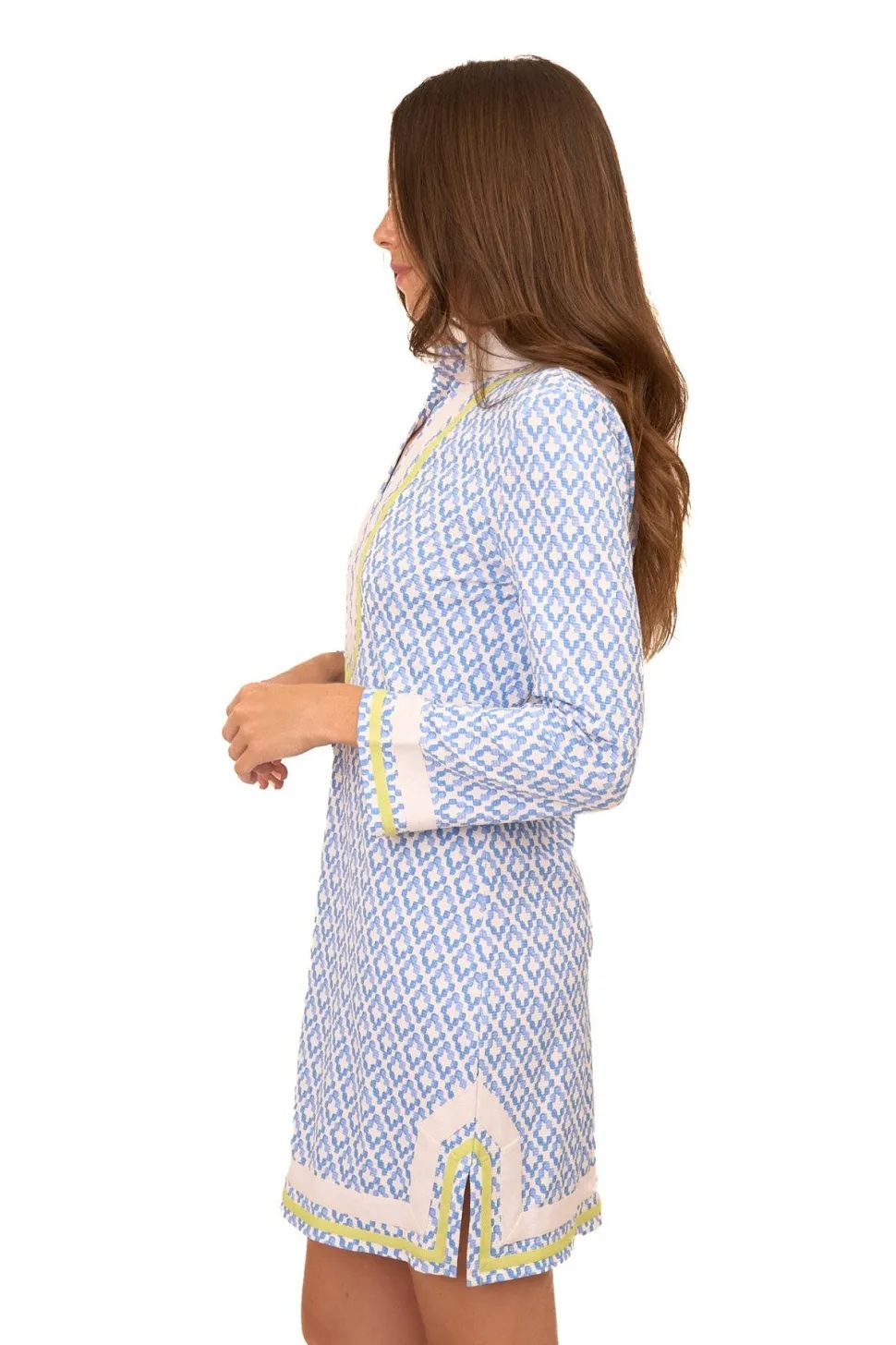 Seaside Pique Long Tunic Cover Up
