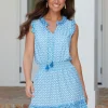 Seaside Smocked Waist Dress