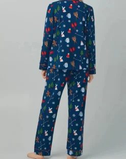 Seasonal Delights Cotton Stretch Jersey PJ Set: Size XL
