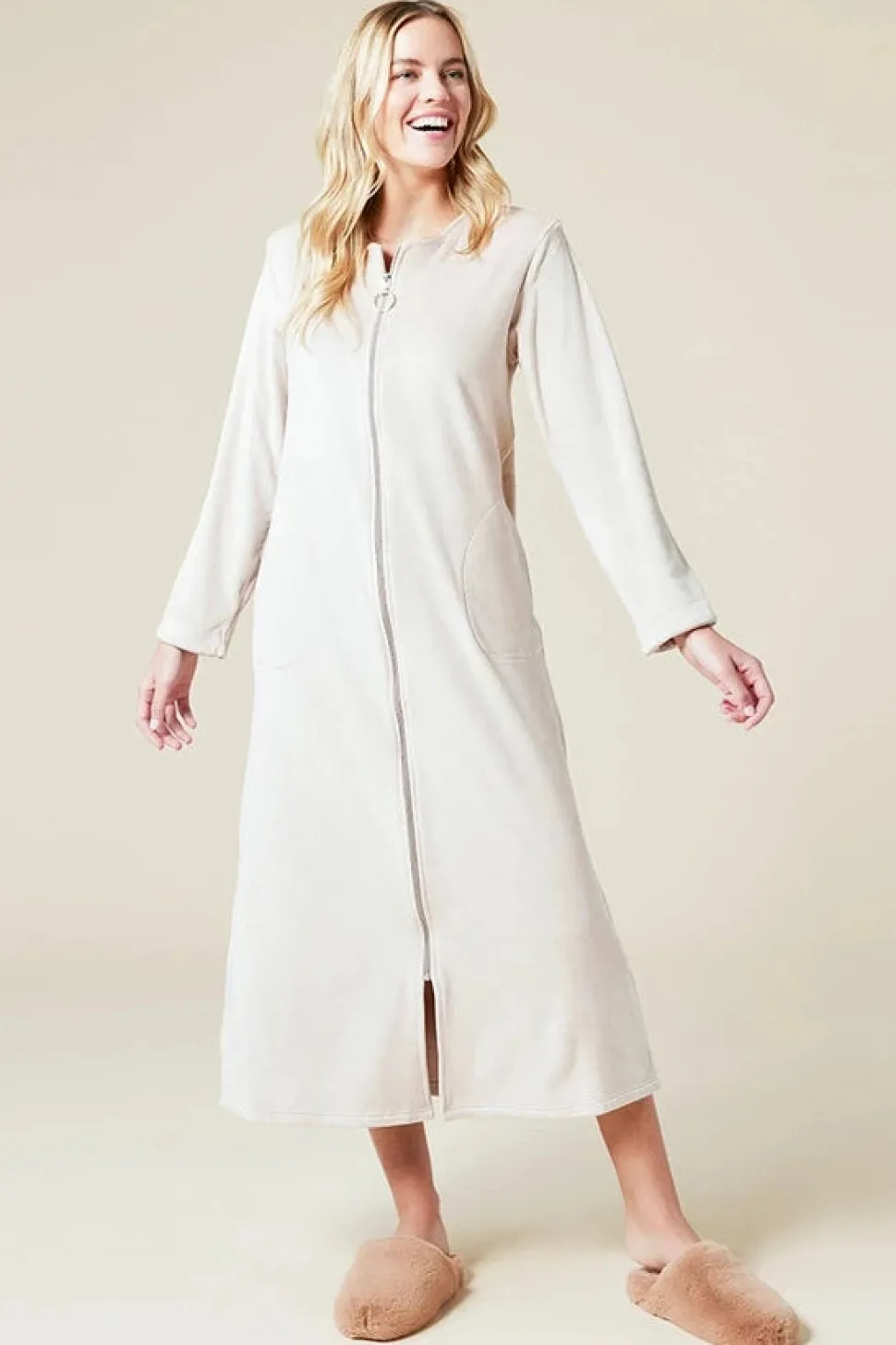 Serenity Mink Zip Robe
