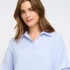 Short Sleeve Linen Blouse & Cropped Pant