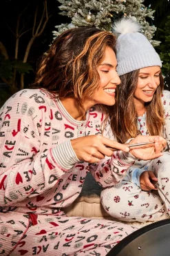 Ski Jammie PJ Set: Blush