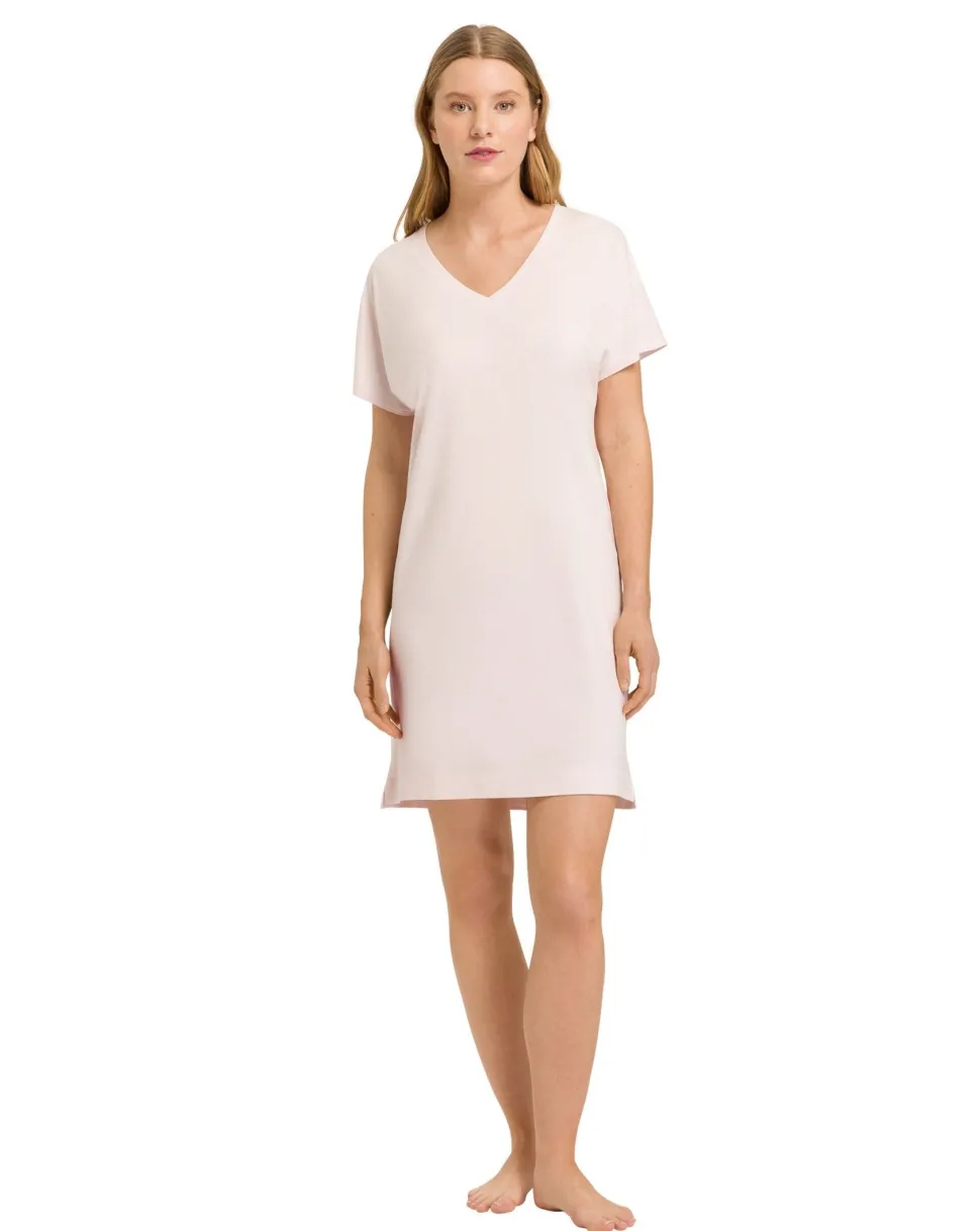 Sleep Lounge Single Jersey Nightdress: Pink Mauve