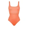 Softline Square Neck One-Piece Swimsuit