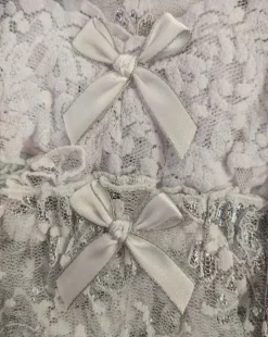 Sterling Lace Thong & Garter